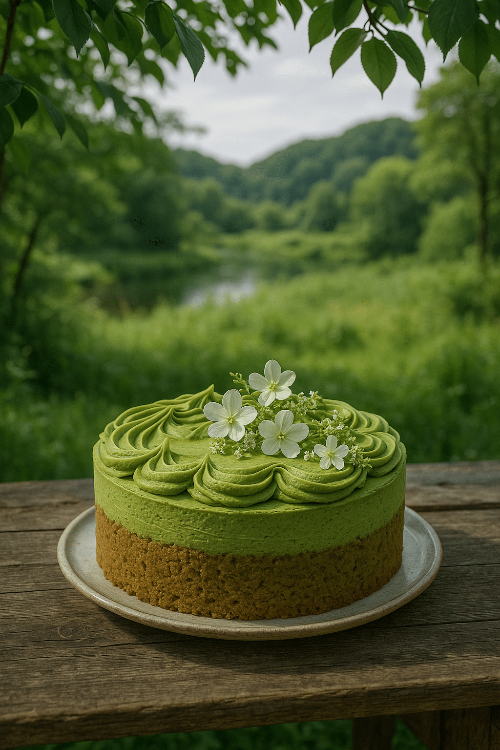 gateau matcha